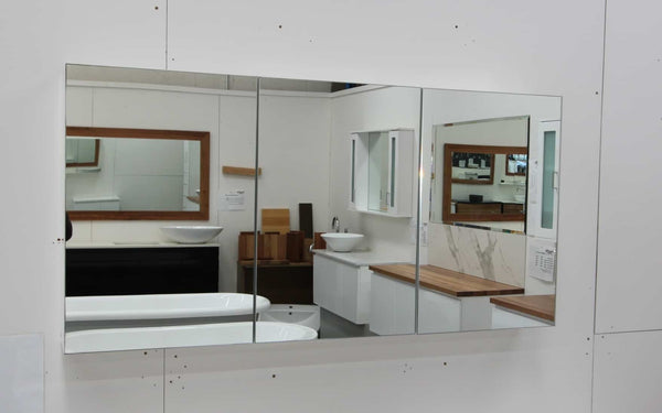 1200 x 600 Slimline Mirror Door Shaving Cabinet - Pacific Bathroom Products
