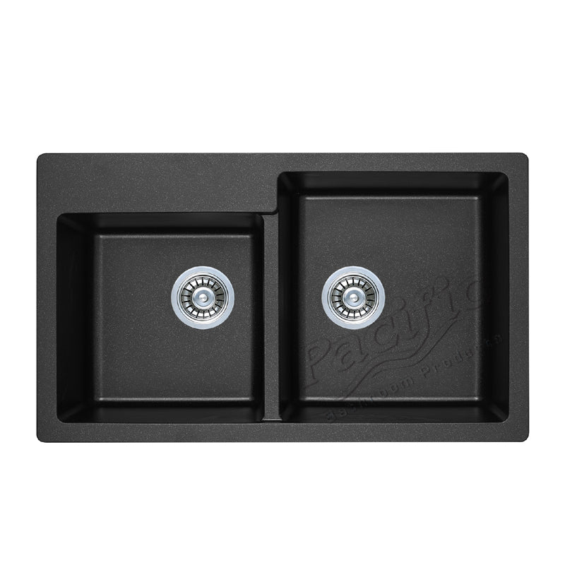 Gary 860 x 500 Granite Sink (available in Left or Right configuration) - Pacific Bathroom Products
