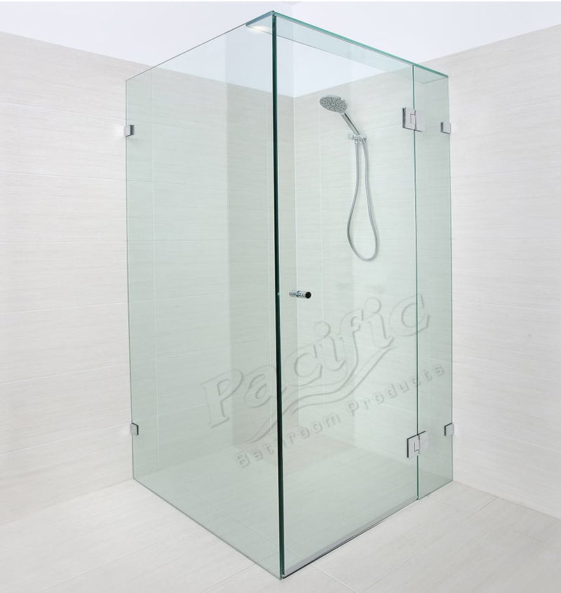 Shower Screen Frameless 10mm - Hinge Door - Pacific Bathroom Products