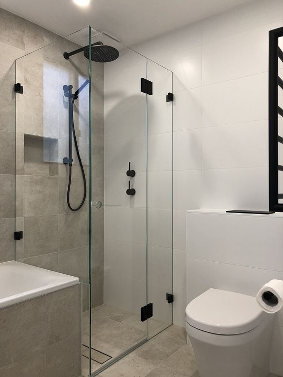 Shower Screen Frameless 10mm - Hinge Door - Pacific Bathroom Products