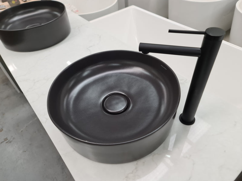 Venezia Graphite Basin comes with Pop Down Waste valued at $90 - Pacific Bathroom Products