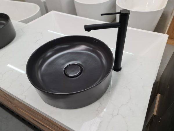 Venezia Graphite Basin comes with Pop Down Waste valued at $90 - Pacific Bathroom Products