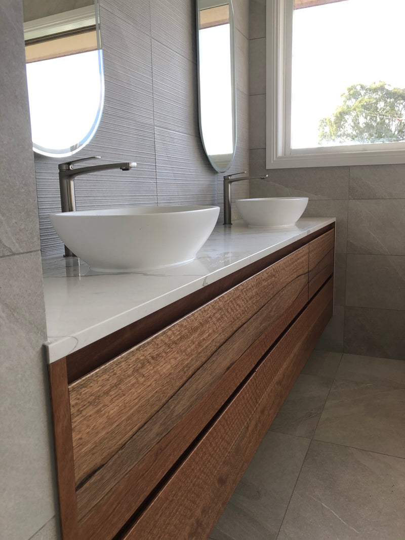 Custom vanity from Charlie's Cabinets - Pacific Bathroom Products