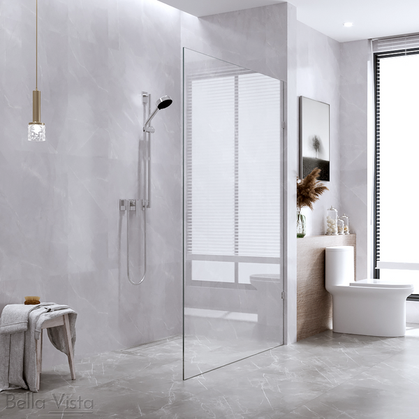 10mm Frameless Walk in Shower Panel - Pacific Bathroom Products