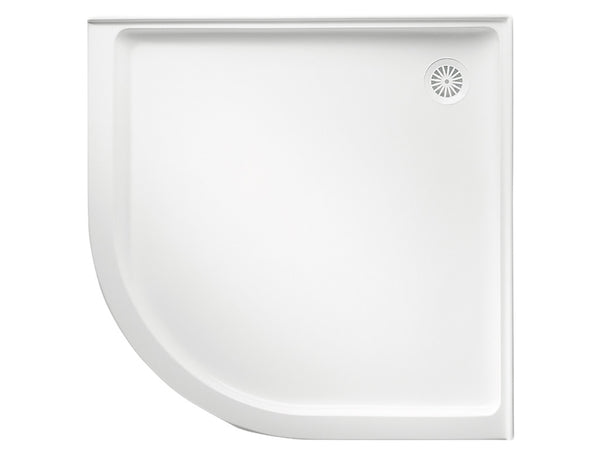 Flinders Polymarble 900 Curved Shower base - Pacific Bathroom Products