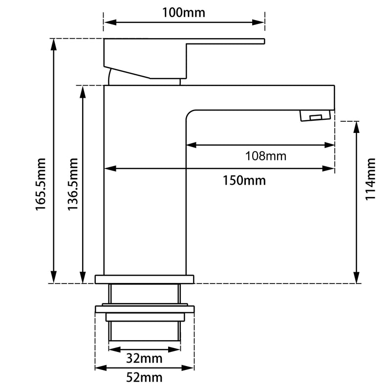 Linear Basin Mixer