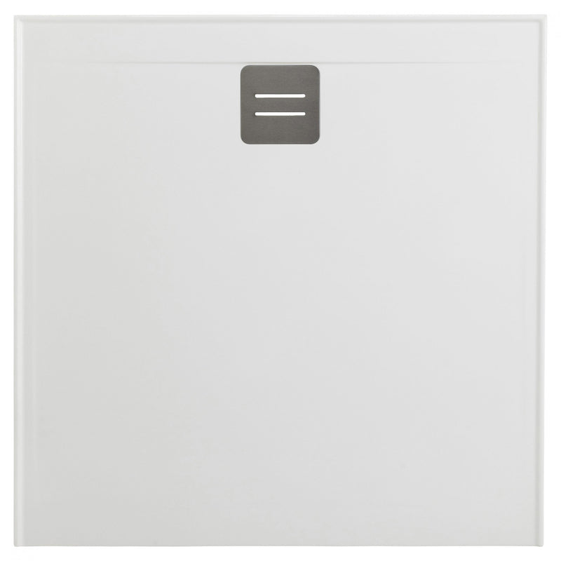 New Flinders PolyMarble 1200x900 Shower Base Rear Outlet - Pacific Bathroom Products