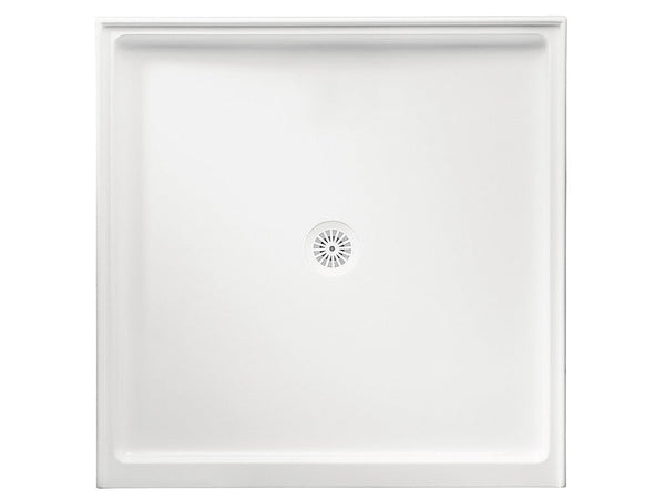 Flinders Polymarble 1000 Square Showerbase - Pacific Bathroom Products