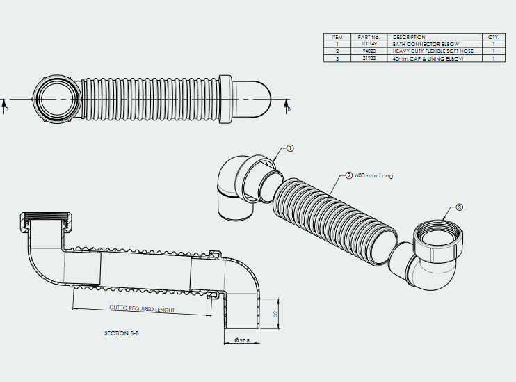 Flexi Dinger - Pacific Bathroom Products