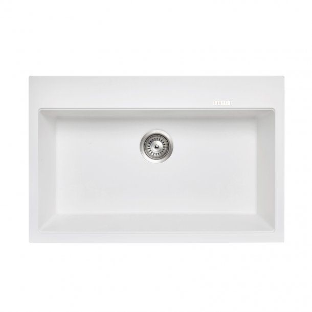 780 x 510 x 220mm Carysil Single Bowl Granite Stone Kitchen Sink Top/Under Mount - Pacific Bathroom Products
